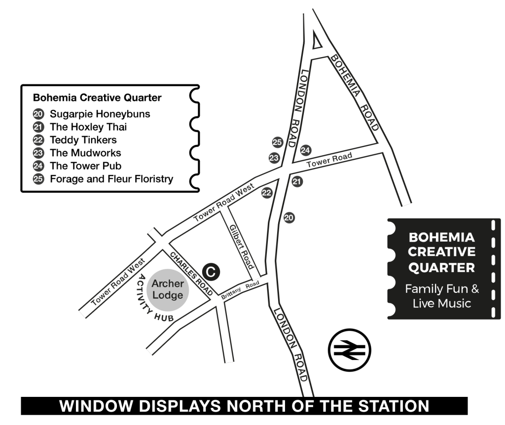 Map of Shops - North